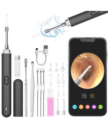 Ear Wax Removal Kit 1080P Wireless Ear Wax Remover 3.6mm Visual Ear Camera with 6 LED Lights Earwax Remover Tool for iPhone Ipad & Android Smart Phones