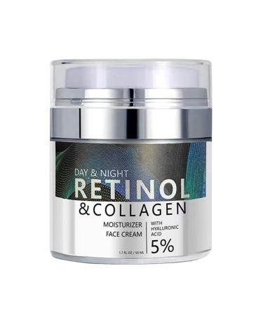 Face Wrinkle Moisturizing Firming Collagen Bottle Face Moisturizing And Hydrating 50ml MFs913 (Green One Size) 1 count (Pack of 1) Green