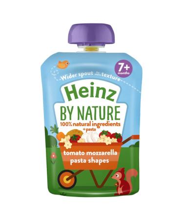 Heinz Tomato and Mozzarella Pasta Shapes Meal Pouch 7 Months plus 130g