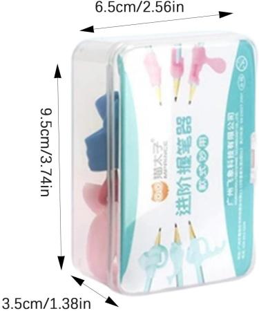 Left-Handed Pencil Grips for Children | 4-Piece Writing Aid for Preschool & Students - Buy Online on GoSupps.com