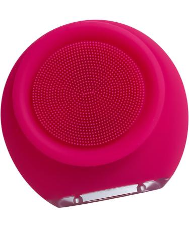 Anulely Face Cleansing Brush Electric Facial Brush Delicate Silicone Face Wash Brush Waterproof Face Cleansing Brush for Effective Face Cleansing Pink/Red - Buy Online on GoSupps.com
