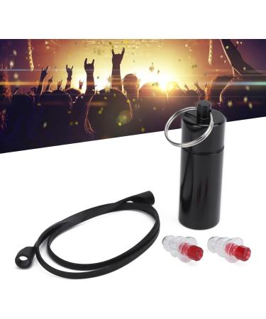 Fidelity Concert Ear Plugs - Musicians Noise Reduction Earplugs with Gel Cord & Storage Bottle - Red | International Shipping Available - Buy Online on GoSupps.com