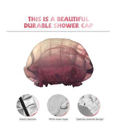 Foggy Forest Jungle Waterproof Shower Cap - One Size Fits All - Perfect for Women with All Hair Types - Buy Online on GoSupps.com