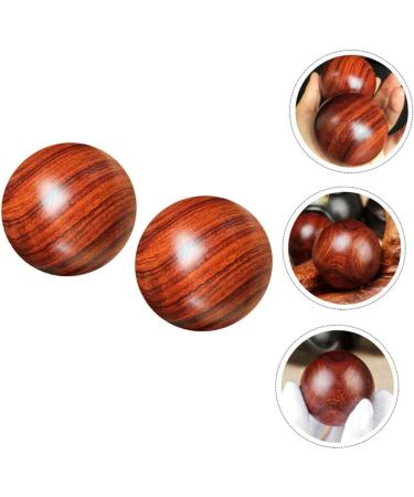 Beavorty 4-Piece Solid Wood Massage Balls - Rosewood Trigger Point Massage for Circulation & Relaxation - Buy Online on GoSupps.com