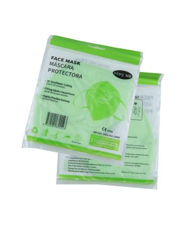 Buy Sanex 25-Piece FFP2 Respiratory Masks - 5-Layer Protection Individually Packaged Light Green - Perfect for Mouth & Nose Safety Ships Internationally - Buy Online on GoSupps.com