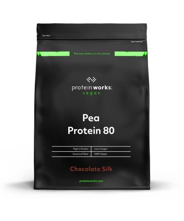 Protein Works - Pea Protein Isolate Protein Powder | 100% Plant-Based & Natural | Gluten Free | No Added Sugar | Chocolate Silk | 500 g Chocolate 500 g (Pack of 1) - Buy Online on GoSupps.com