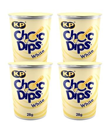 Chocolate White Biscuit Stick & Choc Dip 28g - Bundle Consisting of KP Dips White Chocolate 4 Pack - Buy Online on GoSupps.com