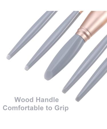 VOCOSTE Sky Blue Makeup Brush Kit - Travel Retractable Angled Eye Smudge & Defining Brushes Highlight Brush Perfect for International Shipping - Buy Online on GoSupps.com