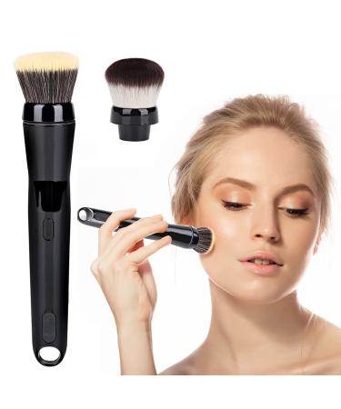 Professional Electric Makeup Brush Automatic Rotating Makeup Brush 360 Degree Cosmetic Brush With Foundation and Blusher Brush Heads