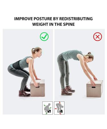 Aptoco Back Brace for Lower Back Pain Relief | Invisible Lumbar Support Belt | Breathable Posture Corrector with 4 Stays | Medium (Waist 35-40.5) - International Shipping Available - Buy Online on GoSupps.com