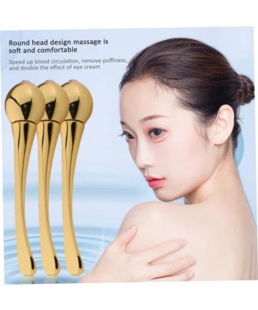 Eye Cream Applicator - Anti-Aging Zinc Alloy Beauty Stick | Rose Gold Skin Care Massage Tool - Buy Online on GoSupps.com