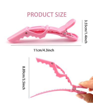 38 Pcs Pastel Styling Hair Clips Set - Butterfly, Alligator, Croc Clips, Rat Tail Comb for Hair Styling and Coloring - Hairdressing Salon Tools and Accessories - Buy Online on GoSupps.com