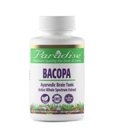 Paradise Herbs Bacopa 60 Vegetarian Capsules