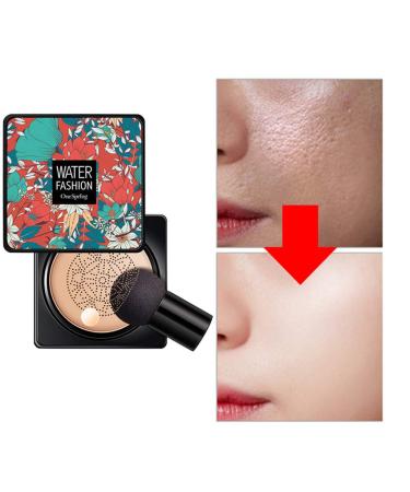 Mushroom Head Air Cushion CC Cream - Waterproof Foundation & Moisturizing Concealer (Ivory White) for Flawless Skin | Shop Internationally - Buy Online on GoSupps.com