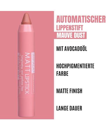 Impala Mauve Powder n 04 - Long-Lasting Matte Lipstick | Moisturizing Creamy Textured Lip Color | International Shipping Available - Buy Online on GoSupps.com
