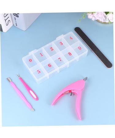 Healeved Manicure Kits Nail Art Tools Clear Nails Folding Metal Comb False Nails Nail Scraper Tool Full Cover Fake Nail Para U as Tools Nails Tools Manicure Nails Fake Dead Skin Fork French 14.5x9cm Assorted Color - Buy Online on GoSupps.com