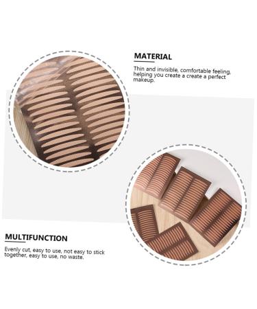 Mikinona 25 Sheets Double Eyelid Sticker Eyelid Shaping Sticker Double Eyelid Tape Eyelid Lift Strips Stickers Invisible Eyelid Makeup Eyelid Tape Sticky Eyelid Strip Medical Tape - Buy Online on GoSupps.com