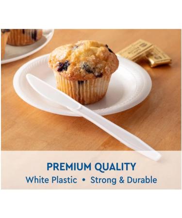 Product of Member's Mark Plastic Knives  Heavyweight  White (600 ct.) - Bulk Savings - Buy Online on GoSupps.com