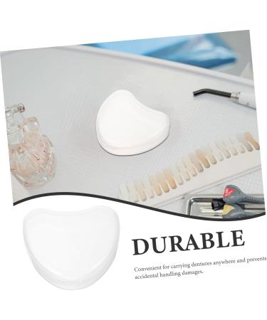 Fomiyes 2-St Denture Container & Cleaning Case - Portable Storage for False Teeth Retainers & Prosthesis - Ideal for Outdoor Use - Buy Online on GoSupps.com