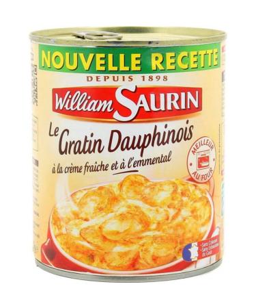 Potato gratin with Cream and Swiss Cheese - William Saurin