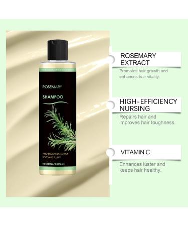 ZLHHRZJX Rosemary Hair Growth Shampoo Thickening and Strengthening Shampoo/Poo to Combat Hair Loss for Women and Men Natural Shampoo/Poo to Combat Hair Loss Gentle Ingredients - Buy Online on GoSupps.com