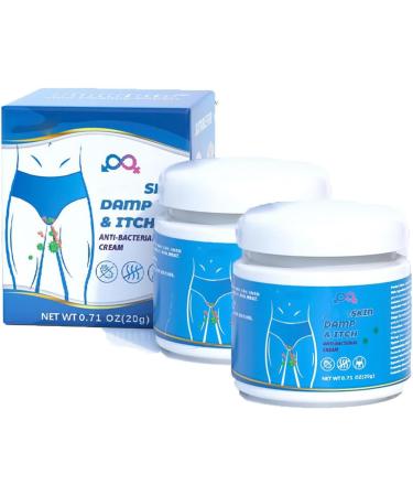 EXQST 20g Private Antibacterial Cream Mens Private Part Itching Cream Fast Long Lasting Moisturizing Lotion Reduce Itchy Skin 2pcs