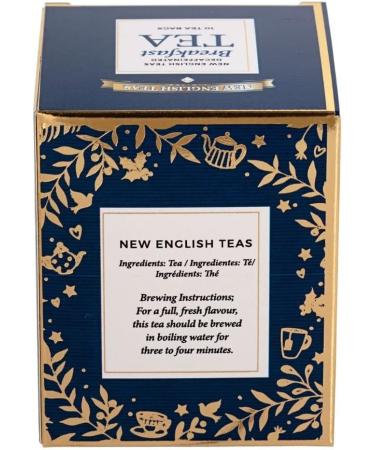 New English Teas Navy Tea Carton with 10 Decaffeinated English Breakfast Teabags - Buy Online on GoSupps.com