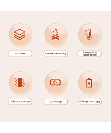 Heating Belts for Back Pain Relief - 3 Temp Vibration Massage Portable Lumbar Heater - Buy Online on GoSupps.com