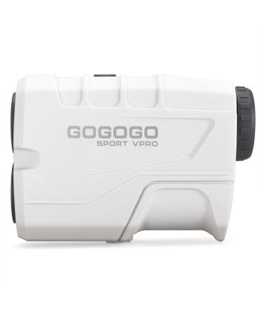 Gogogo Sport Vpro Golf Rangefinder 900 Yards Slope Laser Range Finder with Pinsensor 6X Magnification, Distance Measure Rangefinder