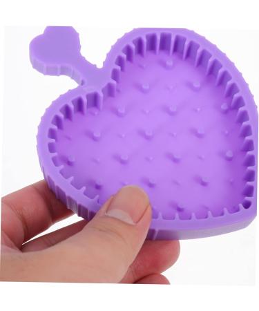 DRESSOOS Makeup Brush Cleaning Pad Gloves for Cleaning Beauty Brush Cleaning Bowl Cleaning Tools Cosmetic Limpiador De Brochas De Maquillaje Makeup Tools Cleaner Silica Gel Foldable Purple 12x9cm Purple - Buy Online on GoSupps.com