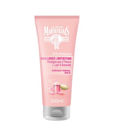 Le Petit Marseillais Hair Conditioner without Eclats / Vinegar with 3 Flowers and Almond Milk 200 ml 1 piece