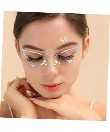 Healvian 30 Sheets Eyeliner Sparkle Stickers Boho Face Stickers Eye Shadow Makeup Stickers Eye Glitter Cling 1 count (Pack of 1) As Shownx5pcs - Buy Online on GoSupps.com