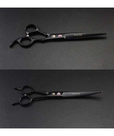 Purple Dragon 7.0 inch Rhinestone Pet Grooming Scissors Set - Dog Hair Cutting & Thinning Shears - Buy Online on GoSupps.com