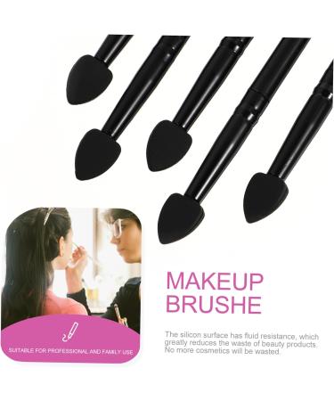 Beavorty Silicone Eyeshadow Applicator 5pcs Silicone Eyeshadow Brush Make up Kit Creme Eyeshadows Make up Applicators for Face Silicone Silicone Eye Brush Makeup - Buy Online on GoSupps.com