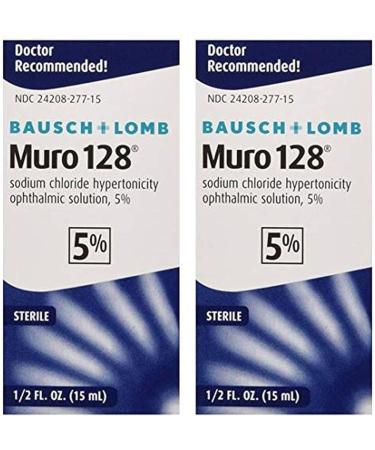 Bausch & Lomb Sodium Chloride Hypertonicity Solution 5% Drops 15ml (2 Box Only)