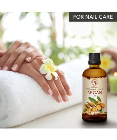 Pure Cold-Pressed Argan Oil 100ml - Argania Spinosa for Skin Hair & Nails - Natural Facial Care & Body Care - Buy Online on GoSupps.com