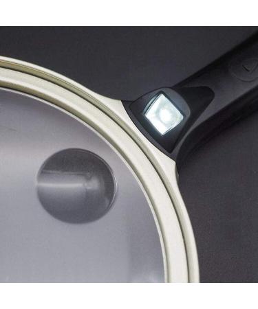 10X/25X Large Handheld Magnifier Reading Magnifying Glass Mirror Surface Diameter 130mm Extra Large Elderly Magnifying Glass Read HD Handheld LED with Light Made in China - Buy Online on GoSupps.com