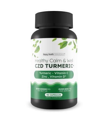 Healthy Calm & Well CDZ Gummies Capsules - Our Best CDZ Supplement Vitamin C D and Zinc - Turmeric Vitamin C D Zinc Magnesium - Our Best Calmwell Cdc Gummies Capsules Zinc Vitamin C Vitamin D Turmeric