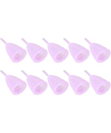 Menstrual Cup for Women - Silicone Reusable Hygiene Collector | 10pcs Pink Personal Care Tool - Eco-Friendly & Comfortable - Buy Online on GoSupps.com