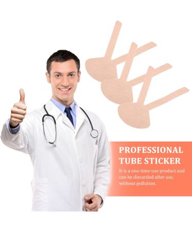 Healifty Nasal Tube Holder 6 Sheets - Nasogastric Feeding Fastener Tape Sticker - Home Clinic Nursing Supplies - Light Brown - Buy Online on GoSupps.com