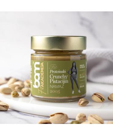 BAM P te Tartiner Prot in e P te Tartiner Sans Gluten 200g Source de Prot ines Id ale pour le Go ter ou Petit-d jeuner Pistache crunchy - Buy Online on GoSupps.com