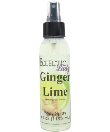 Ginger Lime Body Spray 4 ounces Body Mist for Women with Clean Light & Gentle Fragrance Long Lasting Perfume with Comforting Scent for Men & Women Cologne with Soft Subtle Aroma For Daily Use 4 Fluid Ounces