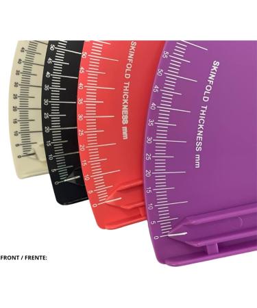 AnthroFlex Slim Guide Skinfold Caliper Kit with Body Tape Measure, BMI Wheel, Software & Manual - Black/Blue - Buy Online on GoSupps.com