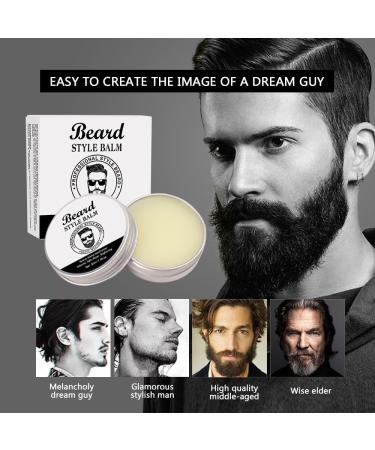 Beard Grooming Kit for Men - Shampoo, Growth Oil, Balm Gift Set | Stocking Fillers - Buy Online on GoSupps.com