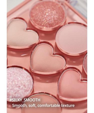 COLORGRAM Pin Point Eyeshadow Palette 01 Peach & Coral - Daily Makeup Palette with Ultra-Blendable Matte, Glitter, and Shimmer Shades - Buy Online on GoSupps.com