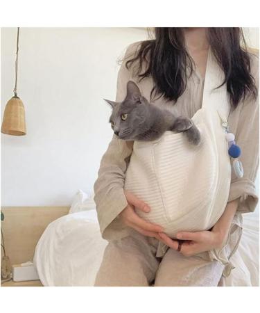 BDSHUNBF Dog Cat Sling Carrier Pet Carrier Dog Carriers for Small Dogs Pet Sling with 2 Front Pocket for Subway Outdoor Travel Puppy Kitty Cat Rabbit Carrier for Daily Use - Buy Online on GoSupps.com