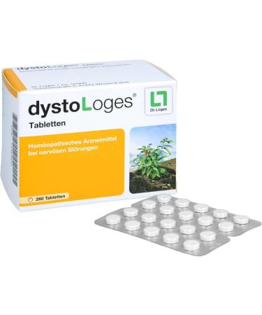 dystoLoges - Homeopathic Medicine for Nervous Disorders - 260 Tablets | International Shipping Available - Buy Online on GoSupps.com