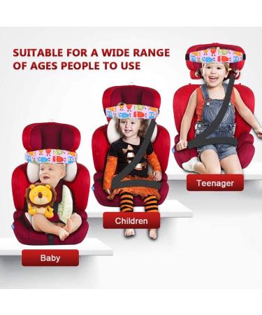 Silence Shopping 2 Pcs Baby Car Seat Neck Relief Head Support - Pink - Buy Online on GoSupps.com