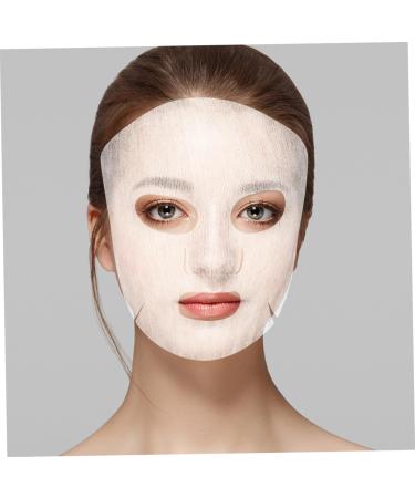 100 Pi ces Masques Faciaux DIY Non Tiss Blanc Feuilles de Masque Visage et Respirantes pour Soins Peau Quotidiens Exfoliation et Purification Domicile - Buy Online on GoSupps.com
