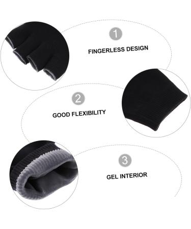 Housoutil 2 Pairs Half Finger Moisturizing Gloves Sleeping Gloves Half Finger Gloves Bedtime Gloves Knit Mittens Fingerless Plant Essential Oil Touch Screen Apparel Miss - Buy Online on GoSupps.com